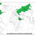 Les principaux pays producteurs d’énergie fossile 