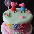 Gâteau Peppa Pig