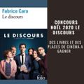 Concours Noël 2020/ Le discours: Gagnez des livres et des places de cinéma !!