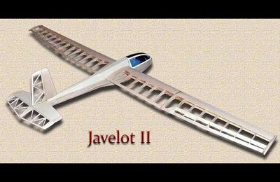 UN PLANEUR DE VOL DE PENTE : LE JAVELOT WA21 DE 1,50 M 