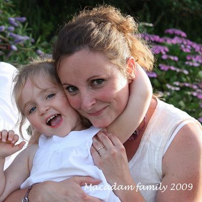 Avec maman........