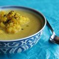 Soupe de choux fleur à l'indienne