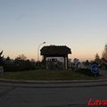 Rond-point à Epfig