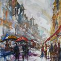 Rue de Paris (Aquarelle 70x50  2011)