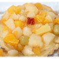 Tartelettes pâtissières au cocktail de fruits