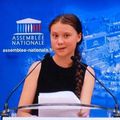 Greta Thunberg, Notre-Dame la Planète (en feu)