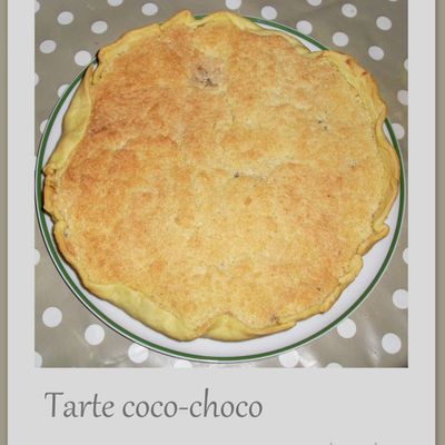 Tarte coco-choco