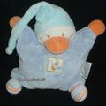 Doudou peluche canard bleu grelot Nattou ENVOI POSSIBLE