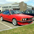 La BMW 635 CSI (petite sortie du club ColmarAutoRetro au Musée du Chocolat)