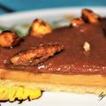 Tarte au caramel et aux fruits secs de Christophe Adam