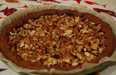 Tarte aux noix et au chocolat