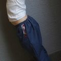 Pantalon à poches multicolores
