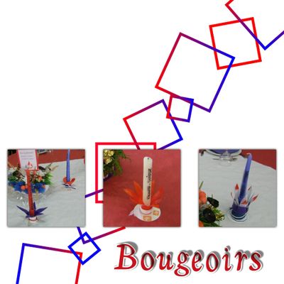 Bougeoirs récup