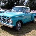 Le Ford F-100 custom cab flareside de 1966 (4ème Fête Autorétro étang d' Ohnenheim)