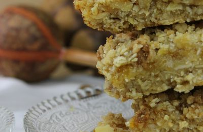 BROWNIES ORANGE-COCO-AMANDES-NOISETTES {BATAILLE FOOD 17ième EDITION}