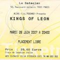Kings of Leon - Mardi 26 Juin 2007 -Bataclan (Paris)