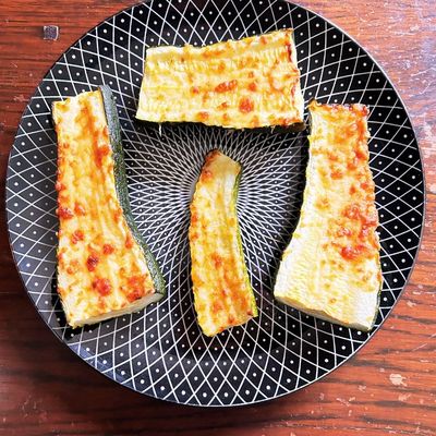 Courgettes au parmesan