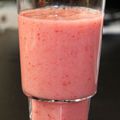 Smoothie banane et fraise