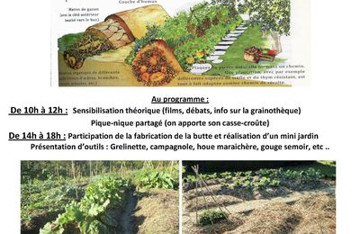 La ville de Sées accueille l'association "Le petit jardin des écoliers 61" pour une journée permaculture.