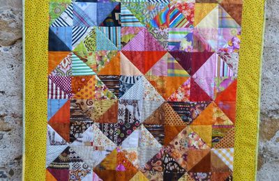 Cap de coudre une couverture patchwork