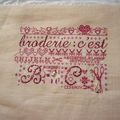 La broderie... c'est tout un art! 