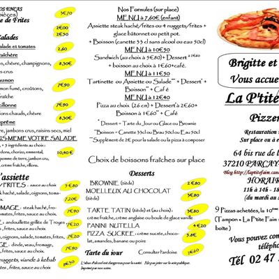 carte menu 2
