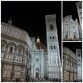 la cathédrale de Florence de nuit 