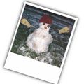Géraldine - Participation au concours bonhomme de neige