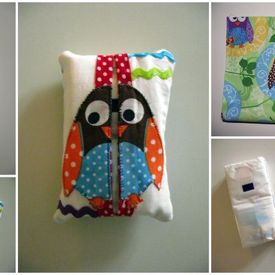 Etui à paquet de mouchoir en papier