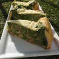 Quiche aux épinards et saumon fumé