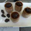 Crèmes aux oeufs au chocolat