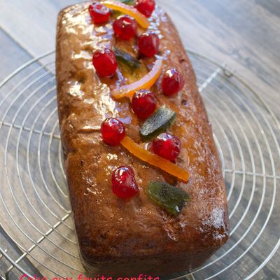 Cake aux fruits confits