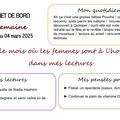 Carnet de bord du 26 février au 04 mars 2025
