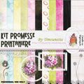 Kit Promesse printanière - Freebie