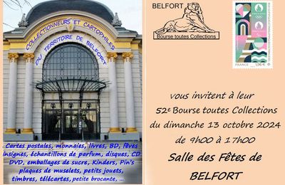 Programme de la 52e Bourse toutes collections à Belfort