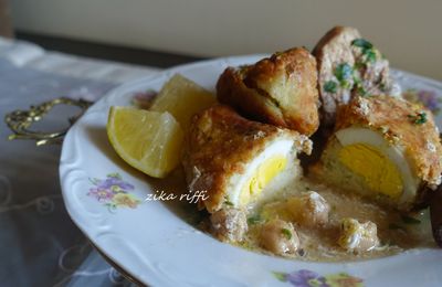  DOLMA AADAM BEL BATATA - DOLMA ÉCRASÉ POMMES DE TERRE FARCIE AUX ŒUFS DURS