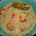 Risotto aux écrevisses et au comté