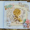 Carte anniversaire shabby