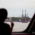 Reportage photo - L'Hermione mouille l'ancre dans le port de la lune de Bordeaux... un bateau pour remonter dans le temps !