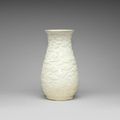 A blanc-de-chine vase, 19th century