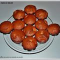 MUFFINS AUX POIRES ET AMANDES EN POUDRE