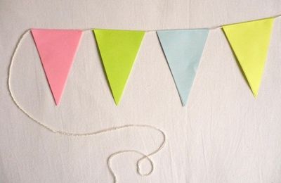 DIY Fanions de papier !