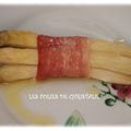 Asperges gratinées parmesan jambon