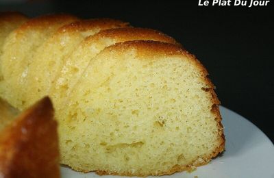 Gâteau vanillé au lait concentré sucré