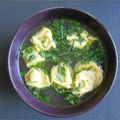 BRODO AUX HERBES, TORTELLIS AU FROMAGE