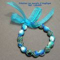 bracelet liberty femme bleu turquoise
