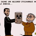 L'Iran signe un accord d'échange nucléaire avec le Brésil