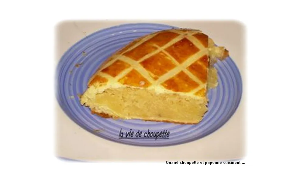 GALETTE DES ROIS A LA FRANGIPANE