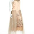 A couture beaded satin gown, possibly Patou, circa 1922-4