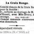 1896 Mardi 14 Janvier: Mariage MAILLART x HENRY